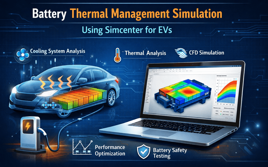 Battery Thermal Management Simulation Using Simcenter for EVs