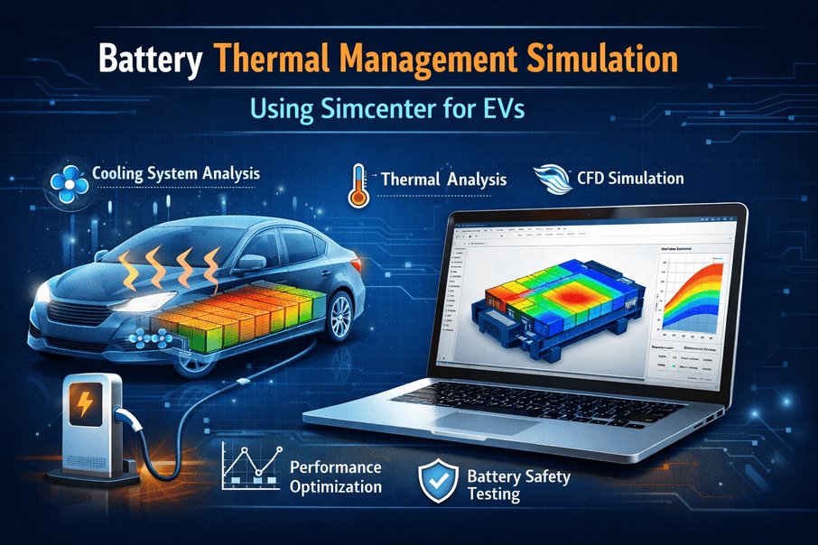 Battery Thermal Management Simulation Using Simcenter for EVs