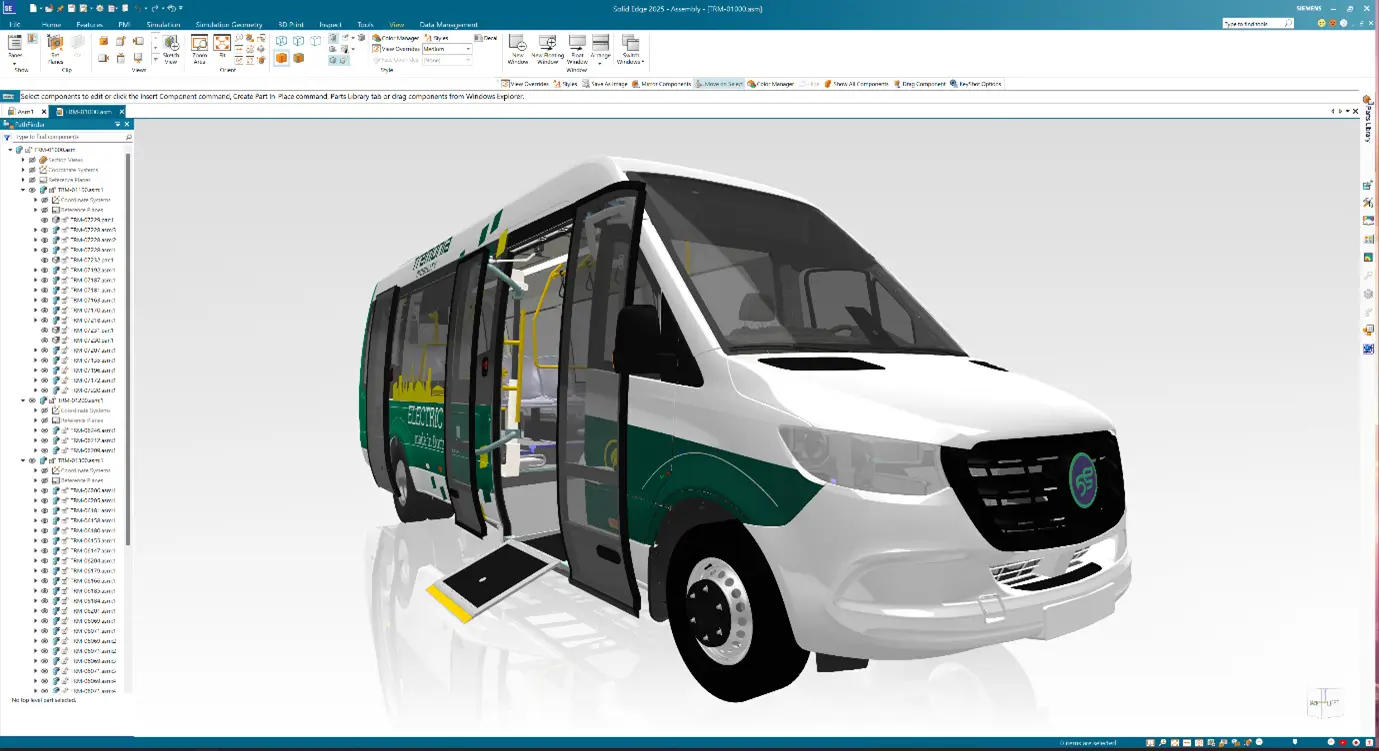 Powerful 3D Design with SOLIDEDGE CAD