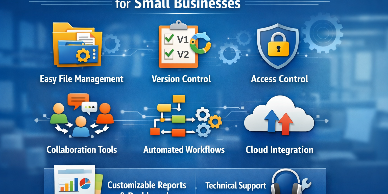 Top Features to Look for in PDM Software for Small Businesses Top features to look for in PDM Software