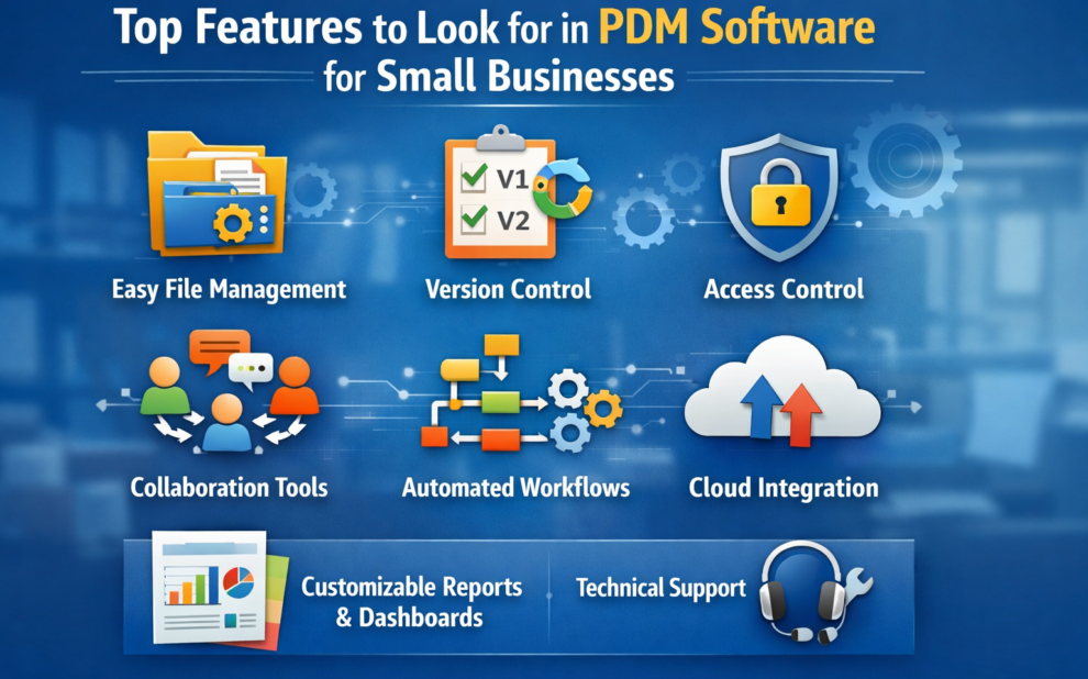Top features to look for in PDM Software