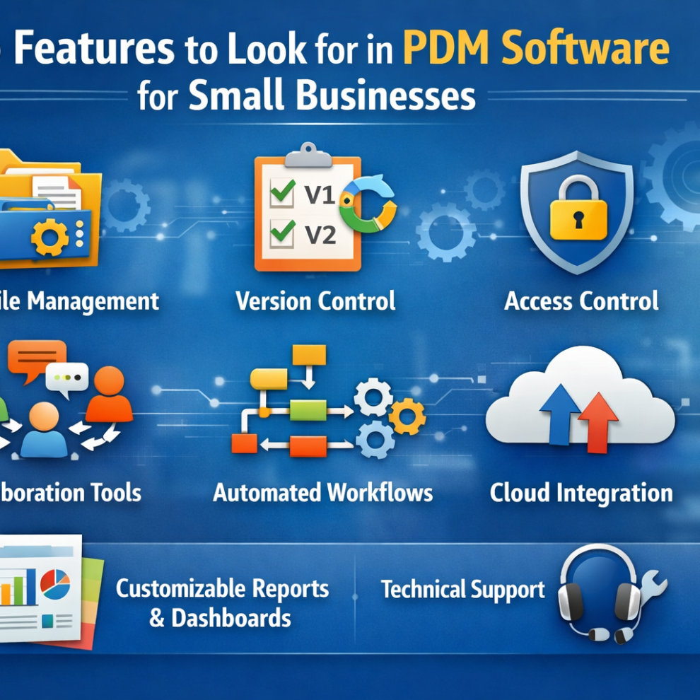 Top Features to Look for in PDM Software for Small Businesses Top features to look for in PDM Software