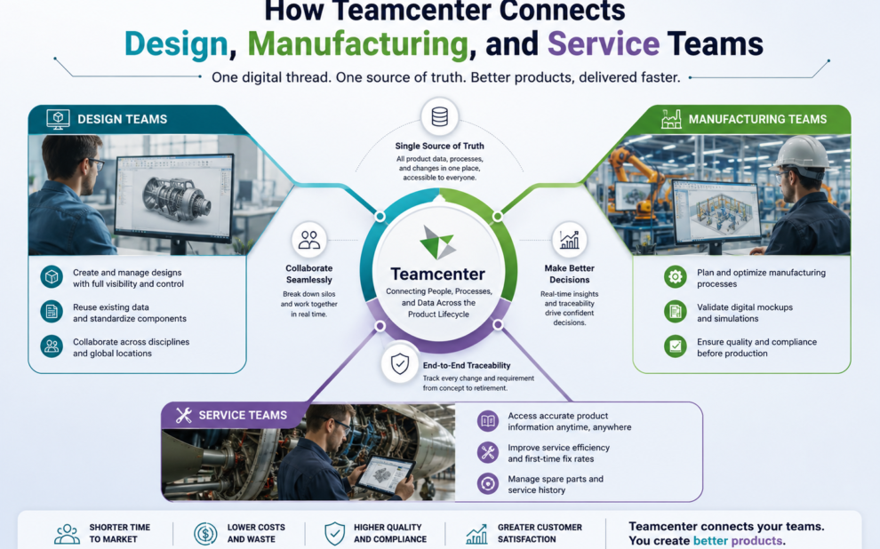 how siemens teamcenter connects