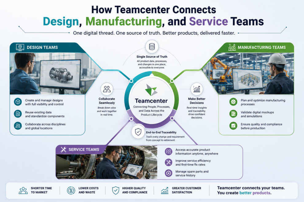 how siemens teamcenter connects