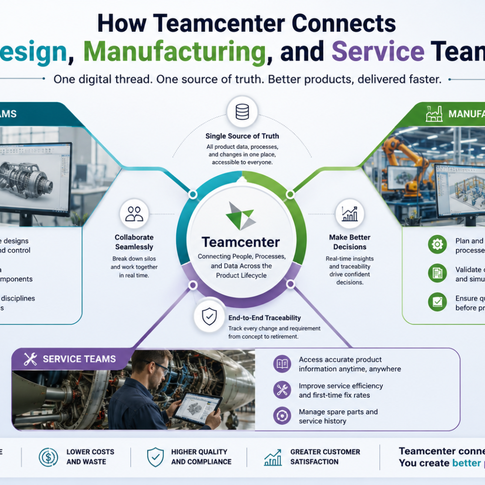 how siemens teamcenter connects