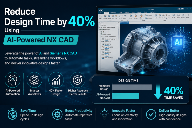 reduce design time by 40 percent using ai powered nx cad