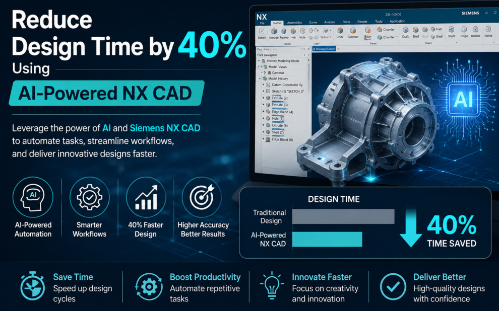 reduce design time by 40 percent using ai powered nx cad