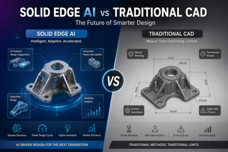 Solid Edge AI vs Traditional CAD