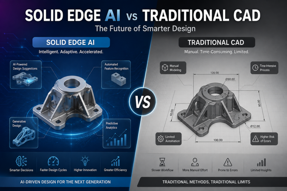 Solid Edge AI vs Traditional CAD